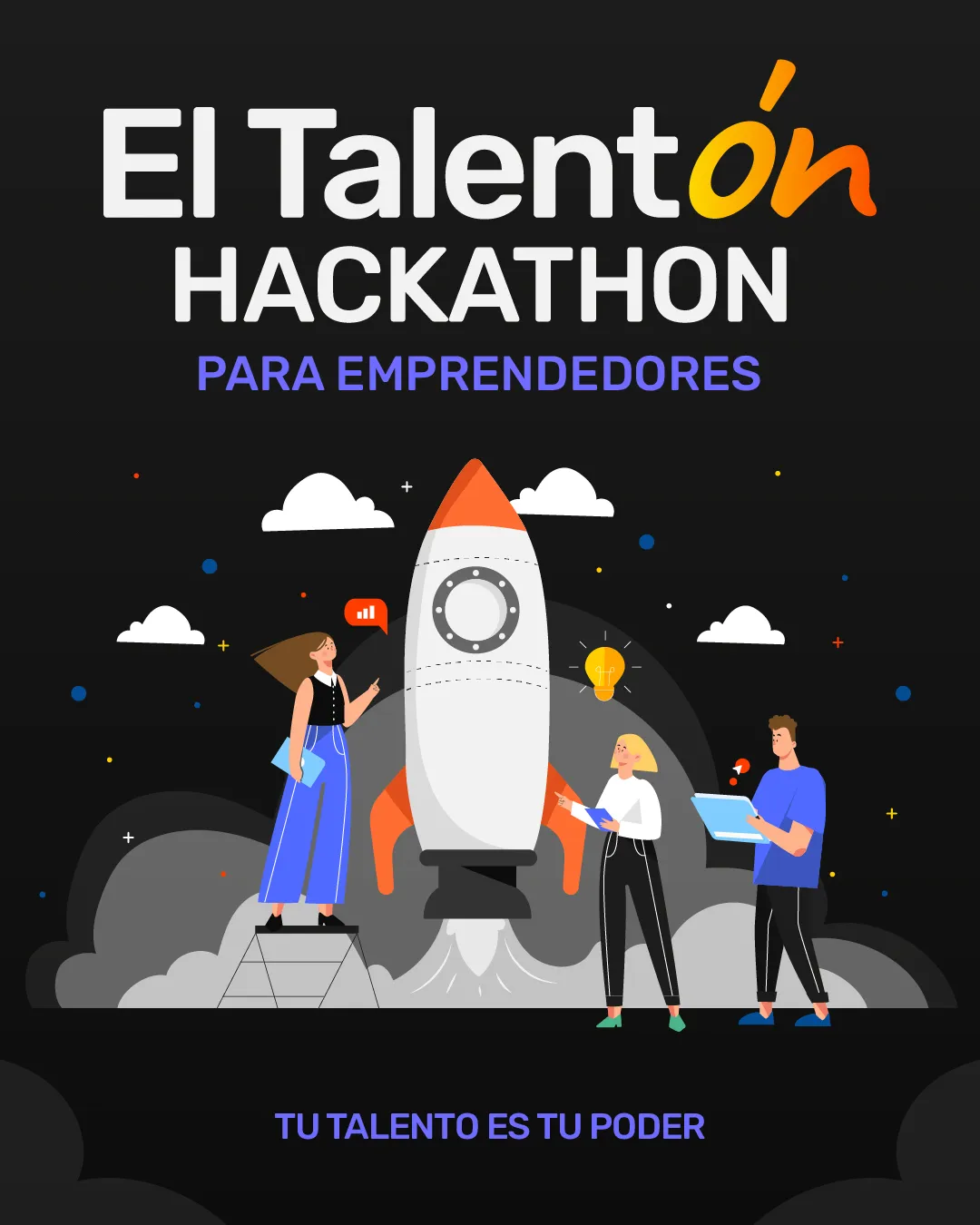 Cartel oficial El Talentón Hackathon 2026
